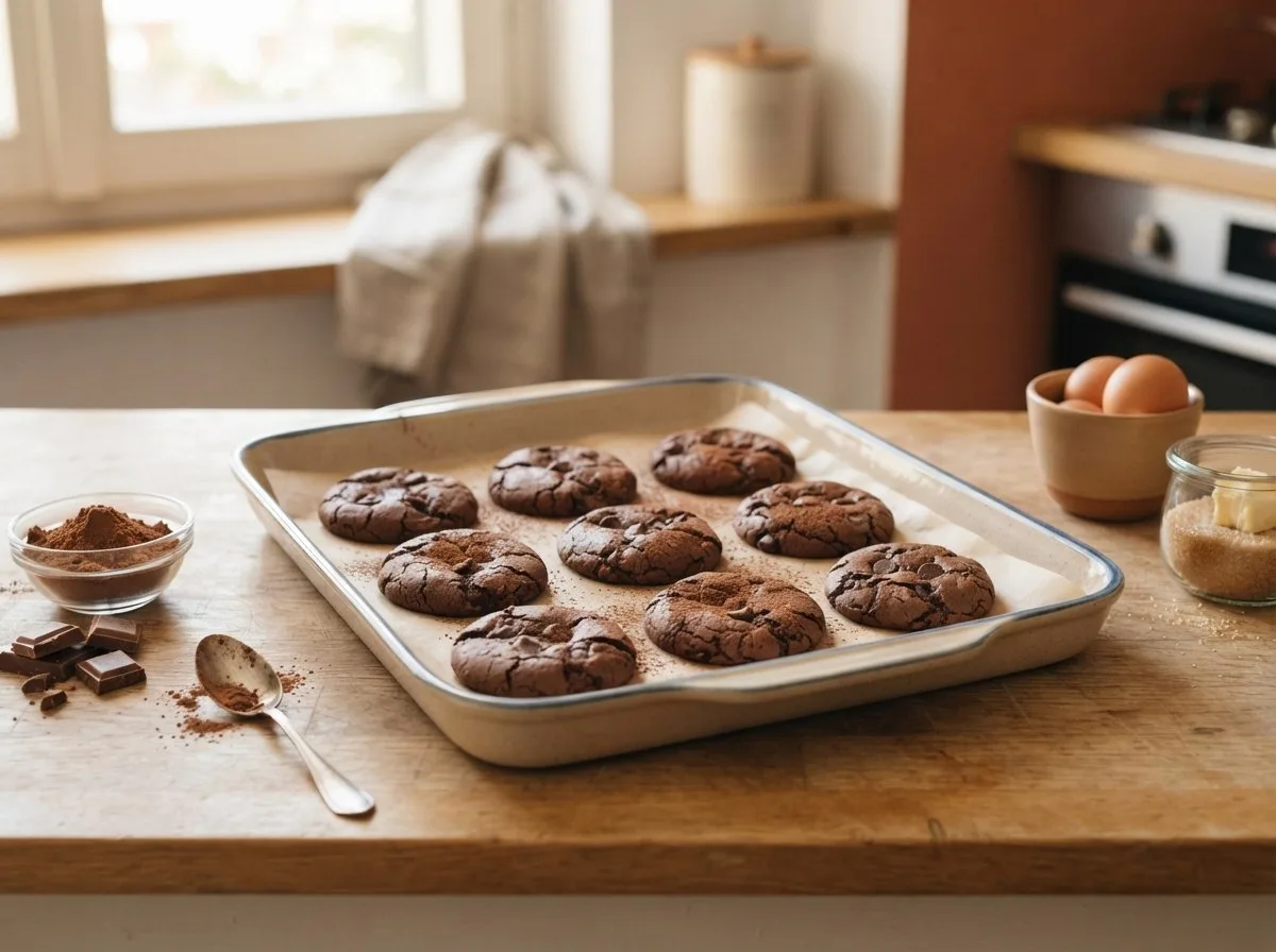 Biscotti tagliati a forma di animali pronti per il forno