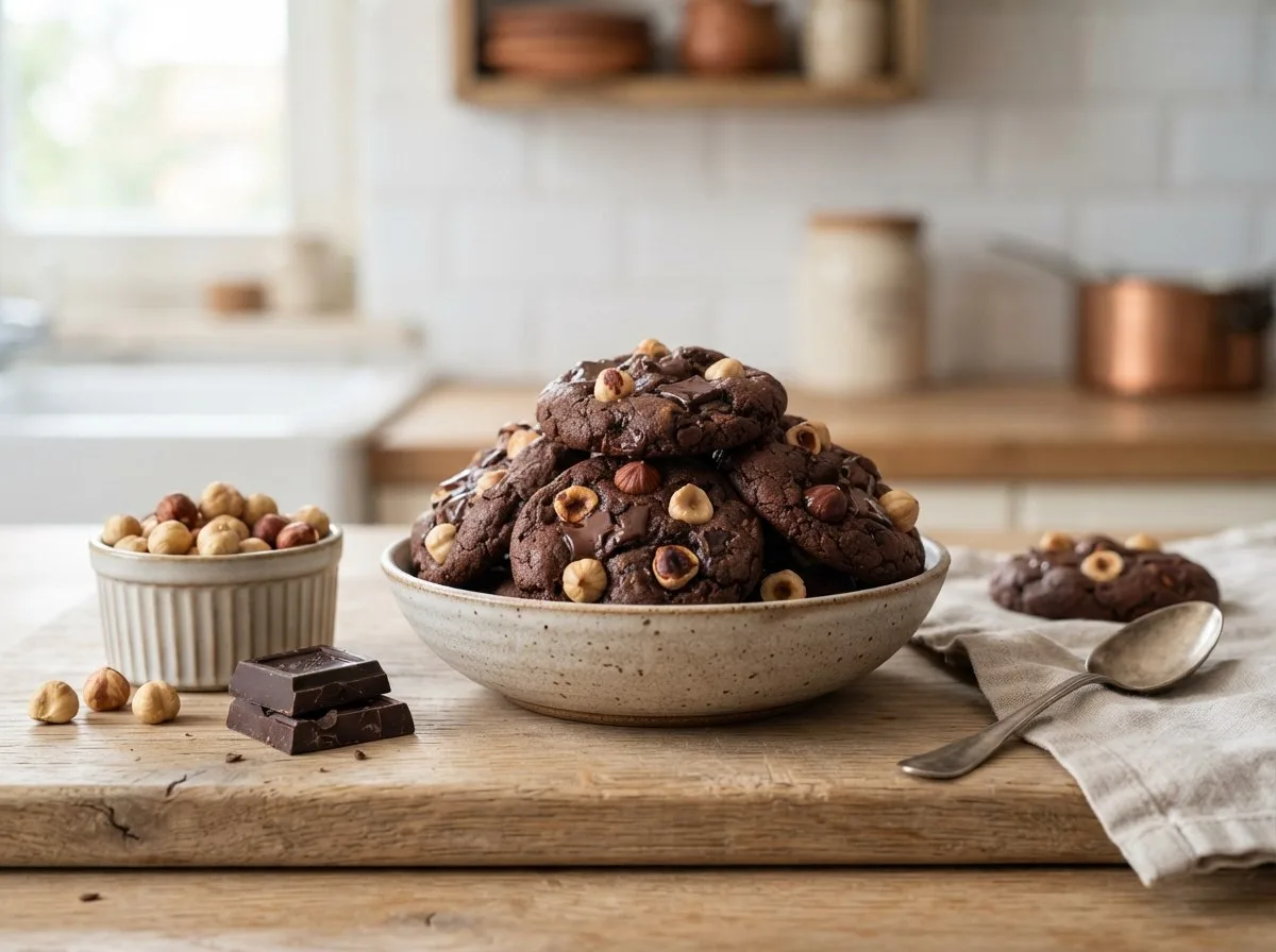 Biscotti cioccolato e nocciole